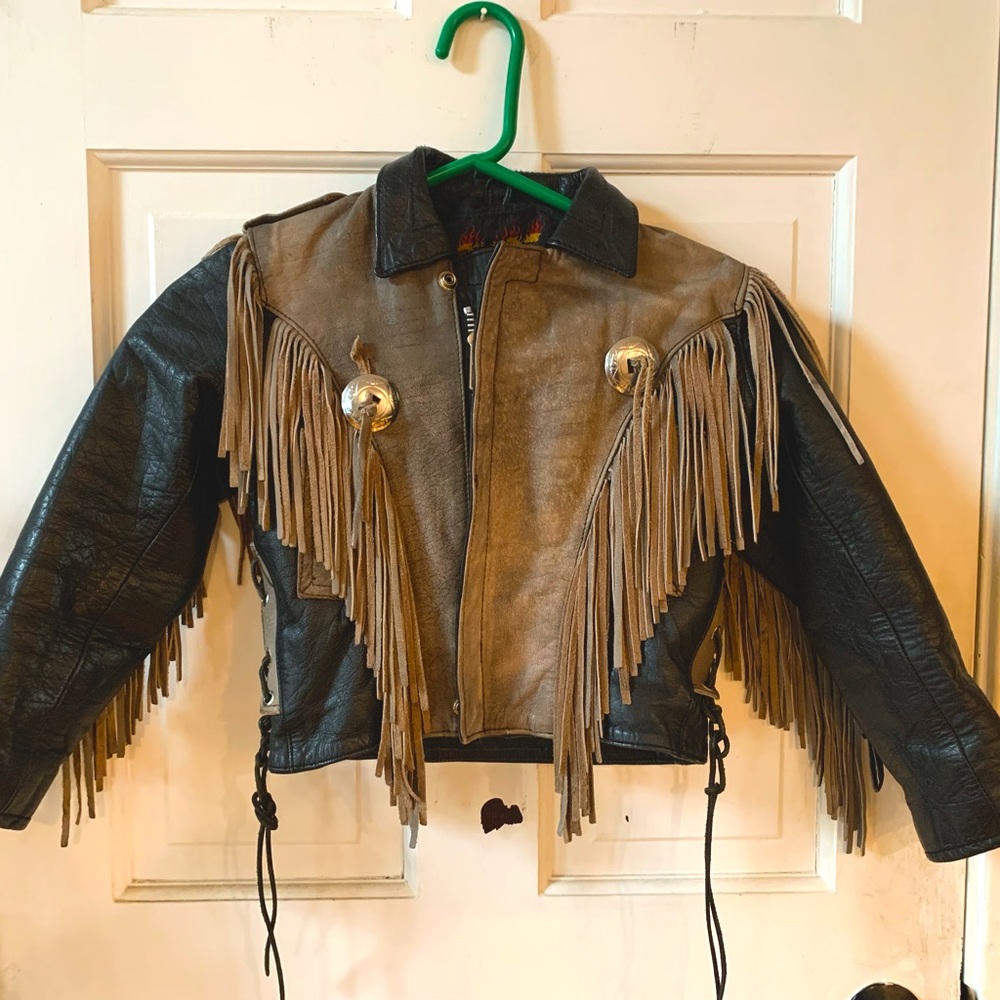Hot Leather Youth Western Jacket 14
